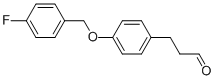 3-[4-(4-FLUORO-BENZYLOXY)-PHENYL]-PROPIONALDEHYDE Structure