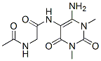 Acetamide,  2-(acetylamino)-N-(6-amino-1,2,3,4-tetrahydro-1,3-dimethyl-2,4-dioxo-5-pyrimidinyl)- 구조식 이미지