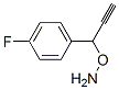 하이드록실아민,O-[1-(4-플루오로페닐)-2-프로피닐]-(9CI) 구조식 이미지