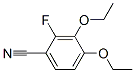 Benzonitrile, 3,4-diethoxy-2-fluoro- (9CI) Structure