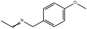 Benzenemethanamine, N-ethylidene-4-methoxy- (9CI) Structure