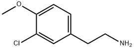 2-(3-CHLORO-4-METHOXY-PHENYL)-ETHYLAMINE Structure