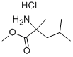 DL-alpha-Methylleucine methyl ester hydrochloride Structure