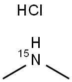 DIMETHYLAMINE-15-N HYDROCHLORIDE Structure