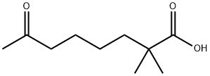 Octanoic acid, 2,2-dimethyl-7-oxo- Structure