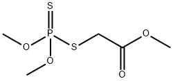 Methyl [(dimethoxyphosphinothioyl)thio]acetate 구조식 이미지