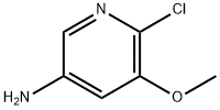 3-AMINO-6-CHLORO-5-METHOXY PYRIDINE Structure