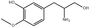 벤젠프로판올,베타-아미노-3-하이드록시-4-메톡시-(9CI) 구조식 이미지