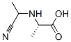 L-Alanine, N-(1-cyanoethyl)- (9CI) Structure