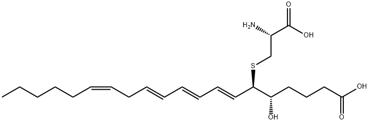 11-TRANS LEUKOTRIENE E4 Structure