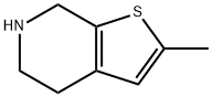 티에노[2,3-c]피리딘,4,5,6,7-테트라하이드로-2-메틸-(9CI) 구조식 이미지