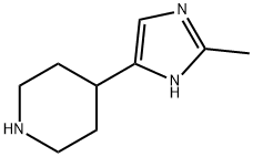 Piperidine,  4-(2-methyl-1H-imidazol-4-yl)-  (9CI) Structure