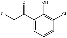 Ethanone, 2-chloro-1-(3-chloro-2-hydroxyphenyl)- (9CI) Structure