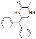 피페라지논,6-(디페닐메틸)-3-메틸-(9CI) 구조식 이미지