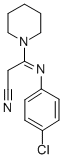 베타-N-피페리디노-베타-(p-클로로페닐이미노)프로피오니트릴 구조식 이미지