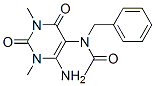 Acetamide,  N-(6-amino-1,2,3,4-tetrahydro-1,3-dimethyl-2,4-dioxo-5-pyrimidinyl)-N-(phenylmethyl)- Structure