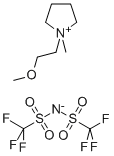 1-(METHOXYETHYL)-1-METHYLPYRROLIDINIUM BIS(TRIFLUOROMETHYLSULFONYL)IMIDE Structure