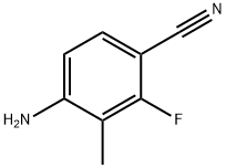 Benzonitrile, 4-amino-2-fluoro-3-methyl- (9CI) Structure