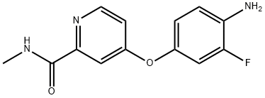 4-(4-AMINO-3-FLUOROPHENOXY)-N-METHYLPICOLINAMIDE 구조식 이미지