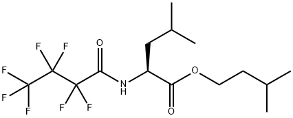 3-메틸부틸N-(헵타플루오로부티릴)류시네이트 구조식 이미지