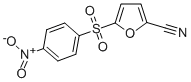 5-((4-Nitrophenyl)sulfonyl)-2-furancarbonitrile Structure