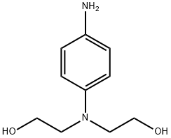 2,2'-(4-아미노페닐이미노)디에탄올 구조식 이미지