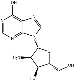 2'-amino-2'-deoxyinosine 구조식 이미지