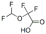 2-difluoromethoxy-2,2-difluoroacetic acid Structure