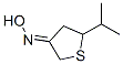 3(2H)-Thiophenone,dihydro-5-(1-methylethyl)-,oxime(9CI) 구조식 이미지
