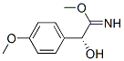 Benzeneethanimidic acid, alpha-hydroxy-4-methoxy-, methyl ester, (R)- (9CI) Structure