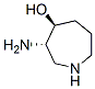 1H-아제핀-4-올,3-아미노헥사하이드로-,트랜스-(9CI) 구조식 이미지