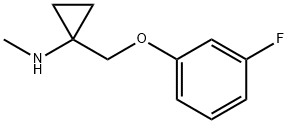시클로프로판아민,1-[(3-플루오로페녹시)메틸]-N-메틸-(9CI) 구조식 이미지
