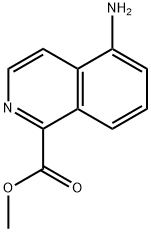 1-이소퀴놀린카르복실산,5-아미노-,메틸에스테르(9CI) 구조식 이미지