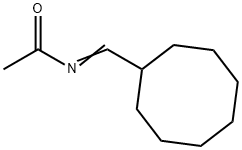 Acetamide,  N-(cyclooctylmethylene)-  (9CI) 구조식 이미지