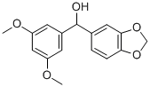 (BENZODIOXOL-5-YL)(3,5-DIMETHOXYPHENYL)메탄올 구조식 이미지