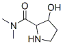 2-피롤리딘카르복사미드,3-히드록시-N,N-디메틸-(9CI) 구조식 이미지