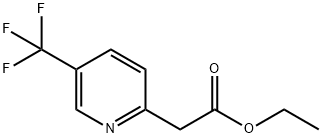 2-Pyridineacetic acid, 5-(trifluoroMethyl)-, ethyl ester Structure
