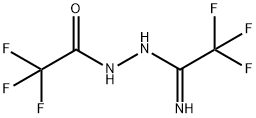 N-TRIFLUOROACETYL-N'-(TRIFLUOROACETIMIDOYL)히드라진 구조식 이미지