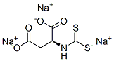 N-(Dithiocarboxy)-L-aspartic acid trisodium salt Structure