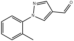 1-(2-메틸페닐)-1H-피라졸-4-카브알데하이드 구조식 이미지