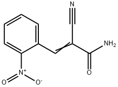 2-CYANO-3-(2-NITROPHENYL)ACRYLAMIDE Structure