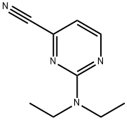 2-(Diethylamino)-4-pyrimidinecarbonitrile Structure