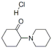 2-piperidinocyclohexan-1-one hydrochloride Structure