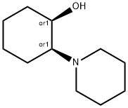 cis-2-piperidinocyclohexan-1-ol Structure