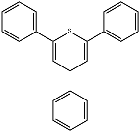2,4,6-트리페닐-4H-티오피란 구조식 이미지