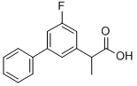 5-Fluoro-alpha-methyl-3-biphenylacetic acid Structure