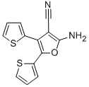 2-AMINO-4,5-DI-THIOPHEN-2-YL-FURAN-3-CARBONITRILE Structure