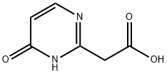 2-피리미딘아세트산,1,4-디히드로-4-옥소-(9CI) 구조식 이미지