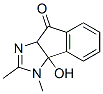 Indeno[1,2-d]imidazol-8(3H)-one, 3a,8a-dihydro-3a-hydroxy-2,3-dimethyl- (9CI) Structure