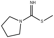 1-Pyrrolidinecarboximidothioicacid,methylester(9CI) Structure